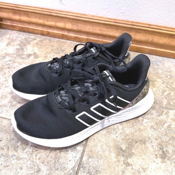 adidas Shoes - Adidas Adult Puremotion Core Black/White/Magic Mauve‎ 6 Sz 8